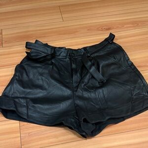 Victoria's secret faux leather shorts